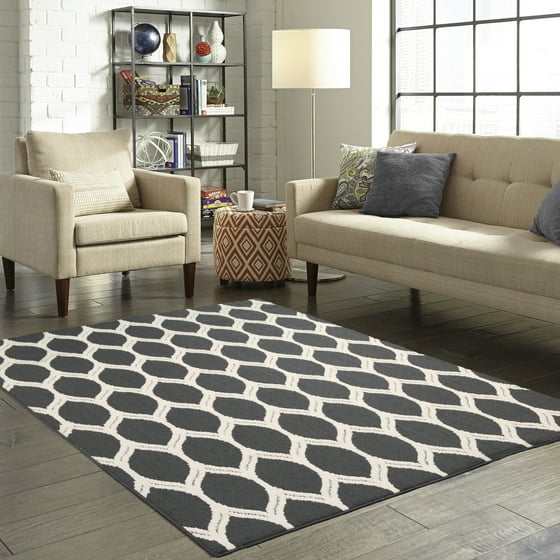 Mainstays Sheridan Ogee High Low Loop Textured Area Rug Or Runner Mainstays Sheridan Ogee High Low Loop Textured Area Rug Or Runner Com