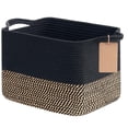 thumbnail image 1 of Cesta de almacenamiento Goodpick de algodón tejido 33x25x23 cm, 1 of 7