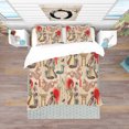 thumbnail image 3 of Designart 'Japanese Geishas & Dragons' Oriental Duvet Cover Set, 3 of 4