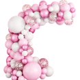 thumbnail image 1 of Rose Gold Chrome Balloons Arch Kit  Romantic 145pcs Boho Wedding Decor - Captivating Ambiance, 1 of 11