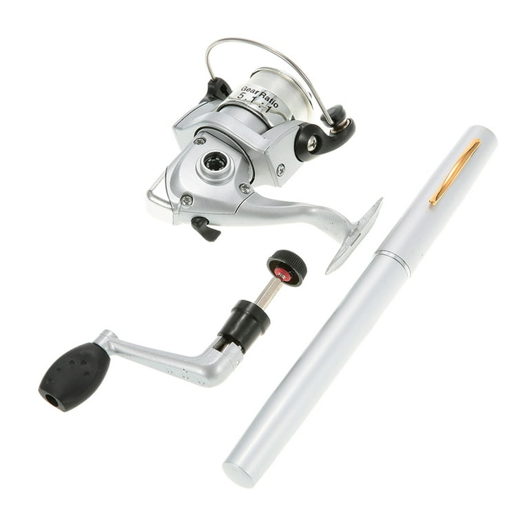 Pen Fishing Rod Reel Combo Set Premium Mini Pocket Collapsible Fishing Pole  Kit Telescopic Fishin 