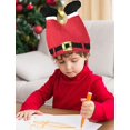 thumbnail image 4 of Sombrero de Navidad, sombrero divertido, novedad, sombrero de Papá Noel, sombreros locos, sombrero de elfo, sombrero de pantalones de Papá Noel, 4 of 5