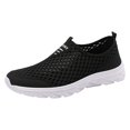 thumbnail image 2 of AUDeals Men's Slip On Sneakers, Lightweight Mesh Walking Shoes with Non Slip Comfort for Summer Fall and Travel, 2 of 7