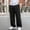 Black, variant on Men's Lightweight Ribbed Cooling Pants with Pockets Quick Dry Baggy Walking Pants Workout Athletic Travel Pants