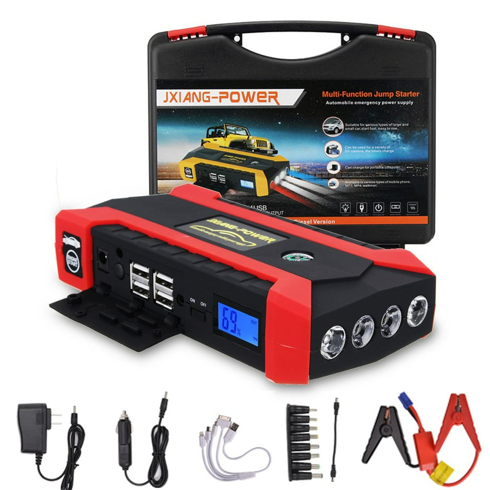 Car Jump Starter 600A Peak 89800mAh, 12V Auto Battery Car Jump Starter 600A Peak 89800mAh, 12V Auto Battery