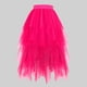thumbnail image 1 of Karight Womens Tulle Skirt A Line Tutu Maxi Skirt High Waisted Fairy Skirts Flowy Bubble Skirt Layered Tiered Midi Skirts, 1 of 3