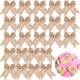 thumbnail image 1 of 30 Piezas Lazos de Arpillera Lazo de Arpillera Lazo de Arpillera Hecho a Mano Nudo de Adorno Natural Lazo de Adorno Natural para Decorar Árboles de Navidad Suministros para Fiestas Festivas, 1 of 5
