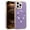 Darkpurple, variant on ELEHOLD Case for iPhone 16 Pro, Glossy Magnetic Phone Case, Shockproof Slim Cover,White
