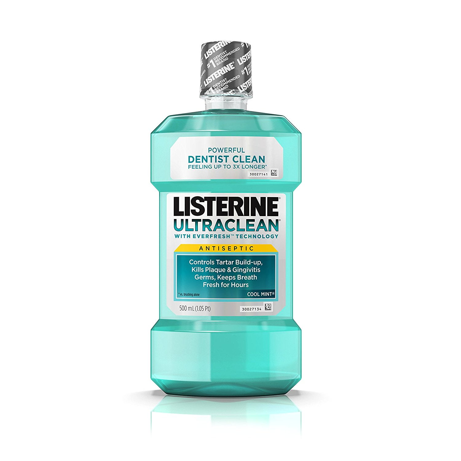 Ultraclean Cool Mint Antiseptic Mouthwash, Oral Care For Fresh Breath