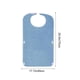thumbnail image 3 of Ireezec Waterproof Adult Bib for Elderly Care, Reusable Adjustable Straps Feeding Bib with Food Pocket, Dignified Dining Scarf for Meal Assistance, Rehabilitation, Nursing Home, Hospital, Home Use, 3 of 6