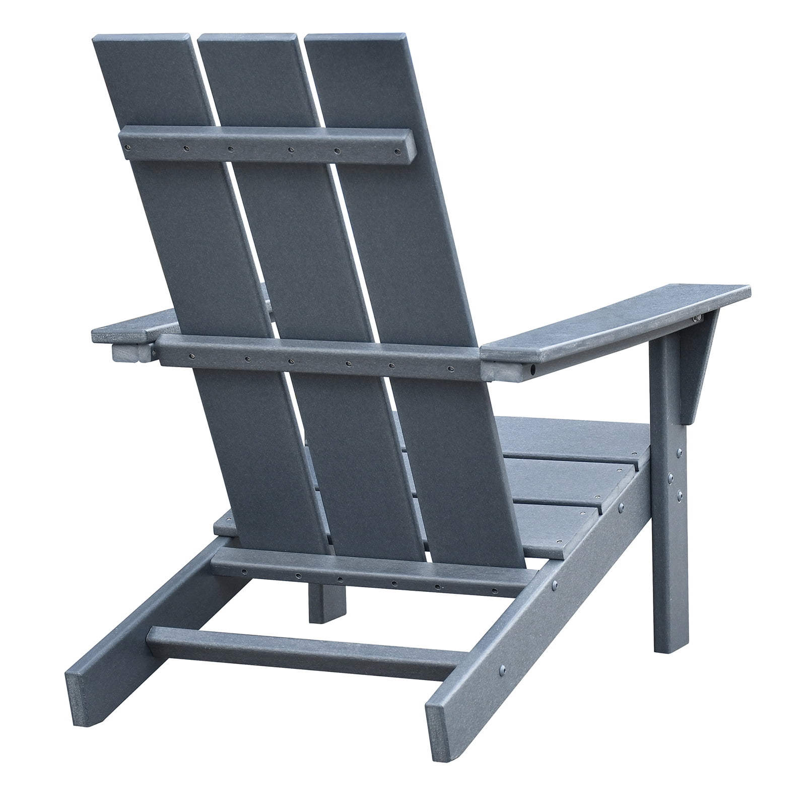 LiviNest Adirondack Chair Set of 2 with Side Table: All-Weather HDPE Patio Furniture for Backyard & Deck - Ergonomic Design Outdoor Seating for Adults & Seniors