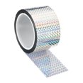thumbnail image 1 of Unique Bargains 60mmx50m Prism Tape Holographic Reflective Self Adhesive Decor, Silver, 1 of 5