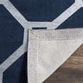 thumbnail image 4 of SAFAVIEH Cedar Brook Carrissa Geometric Area Rug, Navy/Silver, 7'3" x 9'3", 4 of 8