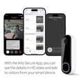 thumbnail image 4 of Arlo Video Doorbell HD (2nd Gen) - 1080p Battery/Wired Doorbell & Security Camera, Google Home & Alexa Compatible - White, 4 of 9