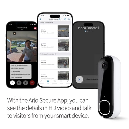 Arlo Video Doorbell 2nd Gen 1080p Battery/Wired - Image 2