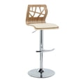 thumbnail image 6 of Folia Adjustable Bar Stool, Chrome Bar Stools, Bar Chairs, Swivel Bar Stools, Bar Stools Set of 2, 6 of 7