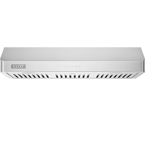 Empava 36 In. 500 CFM Ducted Under Cabinet Range Hood with Push Button Controls