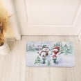 thumbnail image 3 of Memory Foam Digital Print Mat Double Snowman, 3 of 4