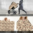 thumbnail image 6 of Car Seat Cover Baby - Wine Glasses Breathable Infant Car Seat Cover for Baby Carseat, Lightweight Comfort Baby Essentials Must Haves Newborn Stuff for Girl Boy, 6 of 7