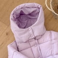 thumbnail image 6 of Xdegoge Toddler Kids Winter Puffer Jacket Hooded Thick Warm Coat Windproof Outerwear with Pockets for Boys Girls Fall Padded Parka Down Snow Wear, 6 of 6
