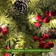 thumbnail image 3 of Cesta colgante Irfora Cesta colgante de Navidad Artificial con conos de pino, racimos de bayas, cesta colgante de hierro para árbol de Navidad, adornos artesanales para el hogar Irfora Cesta colgante, 3 of 5
