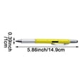 thumbnail image 3 of 6in1 Multi-tools Pens Multifunction Ball-point Pen Level Caliper Screwdriver 5ml, 3 of 3