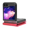 thumbnail image 3 of Case for Samsung Galaxy Z Flip 7, PU Leather Card Slots Magnetic Closure Vintage Shockproof Protective Case for Samsung Galaxy Z Flip 7 - Red, 3 of 12