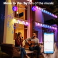 thumbnail image 3 of ALILYY 100ft Outdoor LED Smart Lights, RGBIC Outdoor Lights w/ Voice Control, for Christmas, Halloween, Party, Gameday and More, 3 of 13