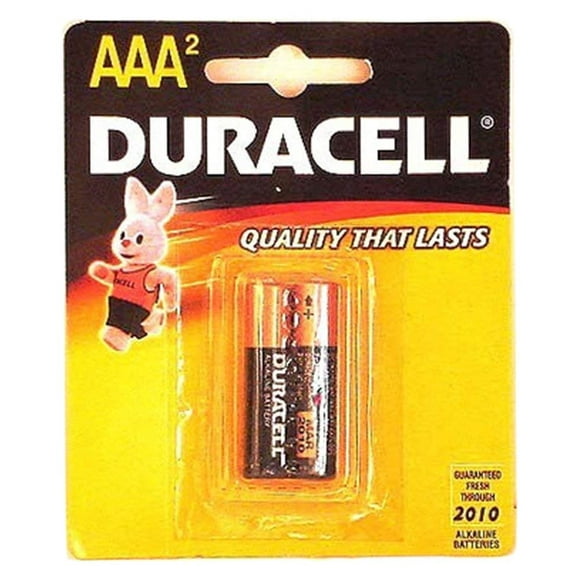 Duracell Batterie Alcaline - AAA (2 en 1 Pack)