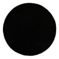 thumbnail image 3 of Unique Loom Solid Shag Collection Area Rug (7' 10" Round Jet Black), 3 of 7