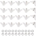 thumbnail image 1 of 20 clips para corbata, herrajes para pajaritas, clips de hierro blanco con pinzas de plástico para cuello, ideales para personalizar pajaritas (54 mm x 30 mm)., 1 of 9