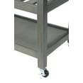 thumbnail image 6 of Convenience Concepts American Heritage 3 Tier Stainless Steel Kitchen Cart with Drawers, Wirebrush Dark/Stainless Steel, 6 of 10