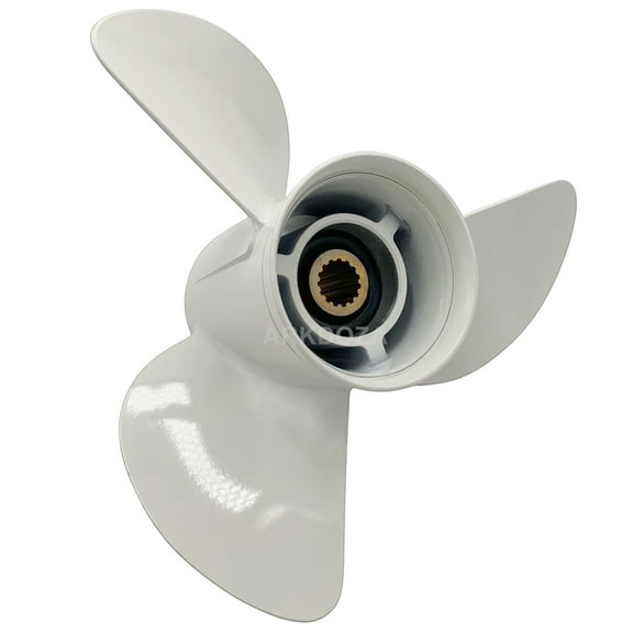 Propeller 12 5/8x21 for Yamaha Outboard 60-115HP Aluminum 15 Tooth OEM NO:6E5-45943-00-EL 12.6x21