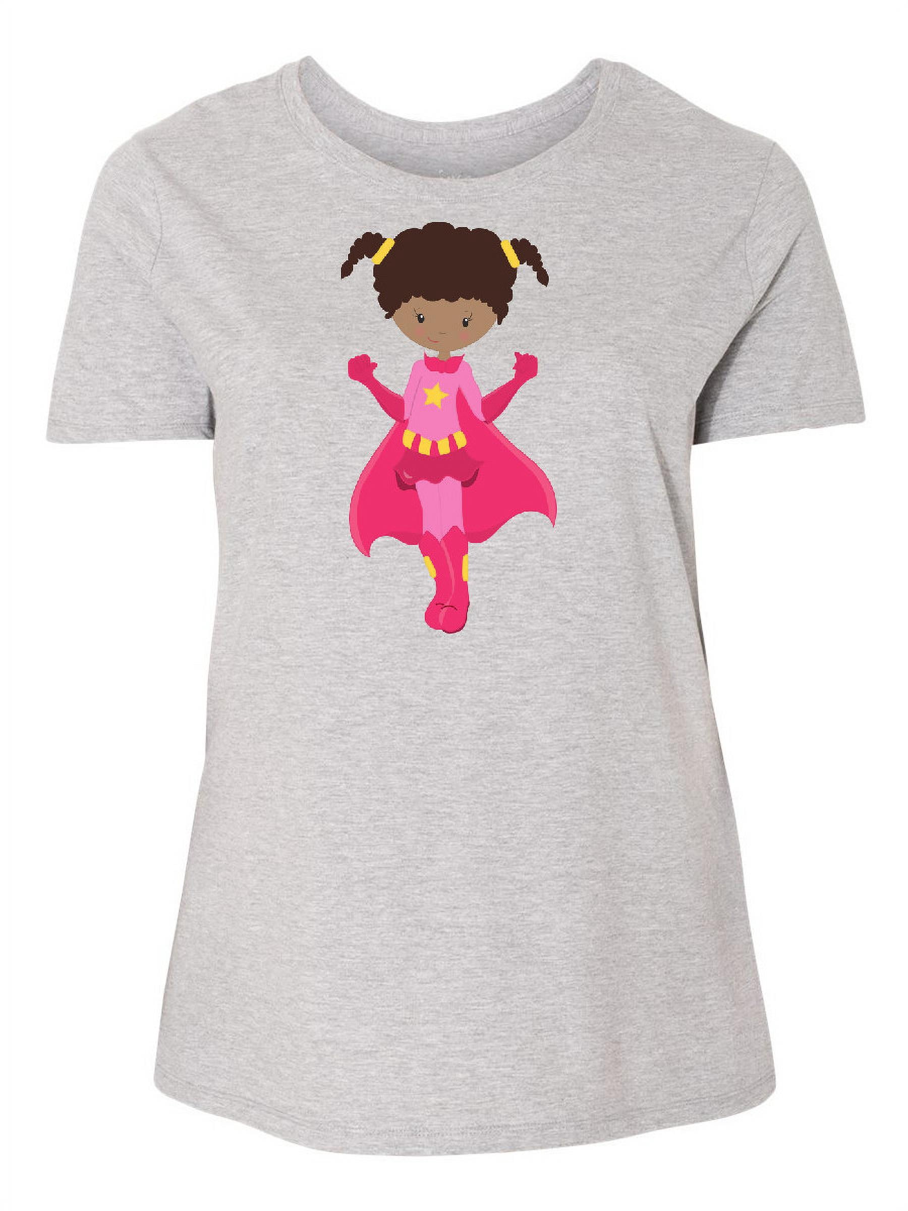 Inktastic Superhero Girl, African 