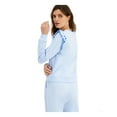 thumbnail image 2 of INC Womens Light Blue Embellished Ruffled Sweatshirt S, 2 of 4