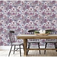 thumbnail image 4 of S4sassy Self-Stick Decorative Wallpaper, Pastel Peach Blossom Print Wall Paper, Textured Vinyl Waterproof Contact Paper, Pink, 25"x120" Removable Renter Friendly Wall Covering For Bedroom, Livingroom, 4 of 8