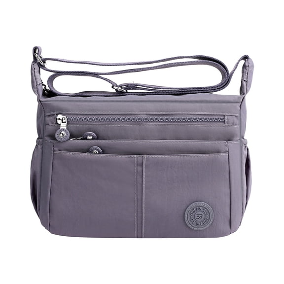 Women's Waterproof Nylon Casual Crossbody Bags Large Capacity Messenger Shoulder Bags with Multi Pocket