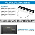 thumbnail image 3 of Studless Drywall TV Mount for 13-55 inch TVs, No Stud TV Wall Bracket Max VESA 400x400mm up to 100 lbs Universal Fits Most LED LCD Plasma Flat/Curved Screen TVs & Monitors-Upgraded Bubble Level, 3 of 5