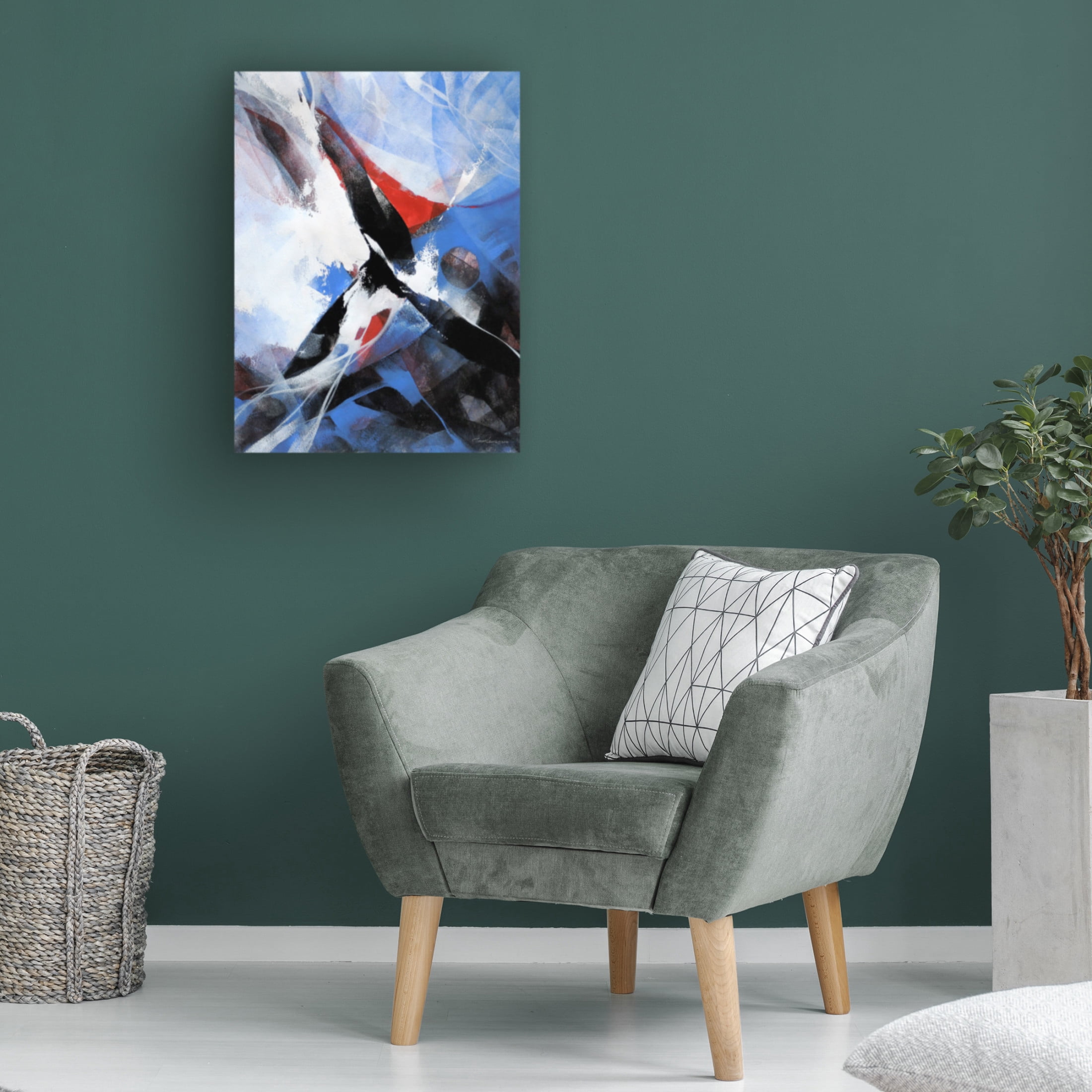 Canvas Wall Art - Thomas Leung 'Action 1' Wall Art for Living Room, Bedroom, or Office Décor by Trademark Fine Art - 18 x 24 Inches