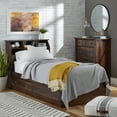 thumbnail image 6 of Better Homes and Gardens Leighton Mates Kid's Storage Bed, Twin, Rustic Cherry, 6 of 8