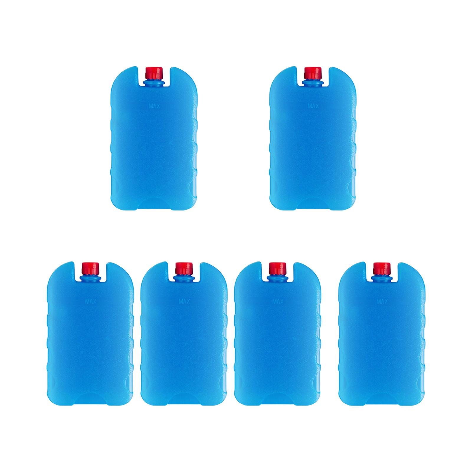 6x Freezer Packs Blocks Portable that Simply Stays Cooling Elements Ice