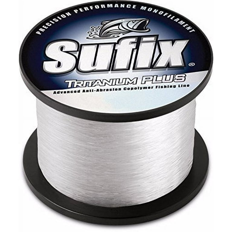 Sufix Tritanium Plus 1/4-Pound Spool Size Fishing Line Clear 50-Pound