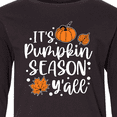 thumbnail image 4 of Inktastic Thanksgiving It's Pumpkin Season Y'all with Fall Leaves Long Sleeve Youth T-Shirt, 4 of 5