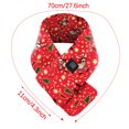 thumbnail image 3 of Odeerbi Reduced Christmas Scarfs For Boys Girls Winter Neck Warmer Heated Scarf USB Charging Neck Shoulder Cold Protection Children Scarf Red, 3 of 4