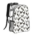 thumbnail image 3 of Sikiie Funny Chicken Clear Backpack, Transparent Bookbag for School for Women Men, Capacity Clear Bag for College, Travel, 3 of 7