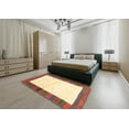 thumbnail image 5 of Ahgly Company Machine Washable Indoor Rectangle Contemporary Sun Yellow Area Rugs, 4' x 6', 5 of 7