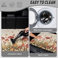 thumbnail image 4 of SEANATIVE Cargo Mat 29x39 Inch Non-Slip Trunk Liner All Weather Protection Rear Cargo Pad for Cars SUVs, Anti-Scratch Durable Auto Interior Mat for Dogs Pets, Mushroom Floral Beige, 4 of 4