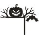 thumbnail image 1 of Adorno de puerta de metal para Halloween, decoración de letrero de esquina de puerta de Halloween, decoraciones de puerta de Halloween, letrero de puerta de Halloween, decoración de letrero de esquina, 1 of 7
