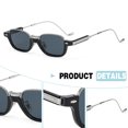 thumbnail image 3 of Small frame anti-blue light glasses frame, hip-hop sunglasses, made of PC and metal - style:style2;, 3 of 5