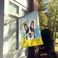 thumbnail image 2 of Carolines Treasures BB2123CHF Tricolor Corgi Summer Beach Canvas House Flag, 2 of 4